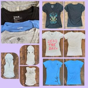 V-Neck T-Shirt Pack! Hurley-Roxy-UnderArmor